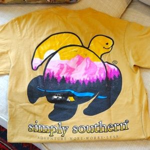 Yellow Turtle  simply southern T-shirt
